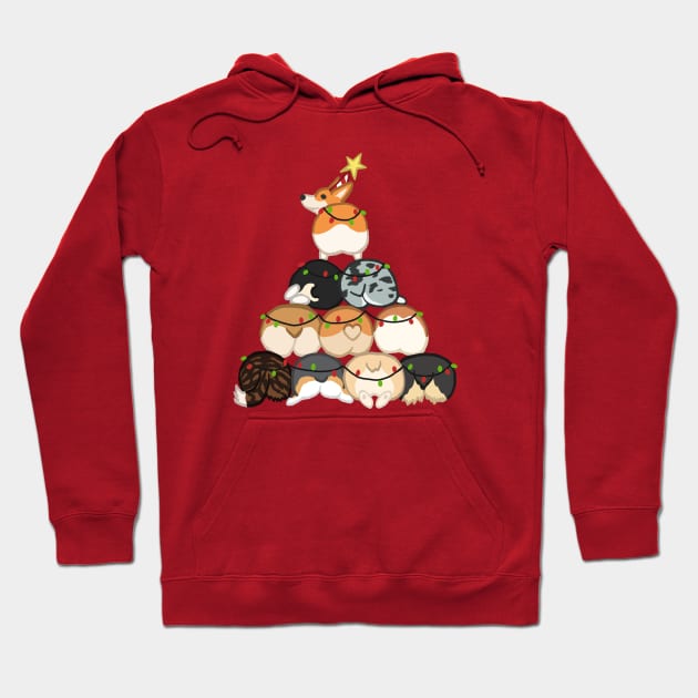 A Very Corgi Christmas Hoodie by BunnyBomb